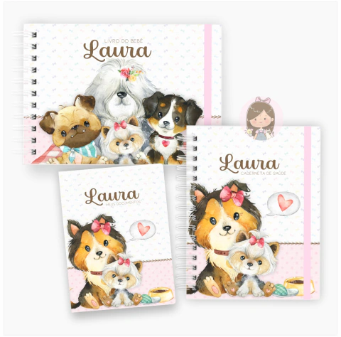 Kit maternidade - minhas memórias com caixa | Tema: Pets