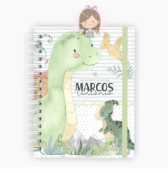 Caderneta de vacinação | Tema: Dinossauros