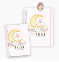 Caderneta de Vacinação + Porta Documentos Mini : Lua