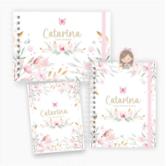 Kit maternidade - minhas memórias com caixa | Tema: Floral