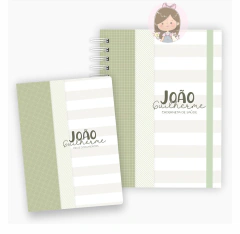 Caderneta de Vacinação + Porta Documentos Mini : Neutro verde