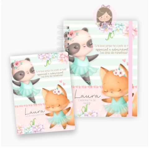 Caderneta de Vacinação + Porta Documentos Mini : Versiculo