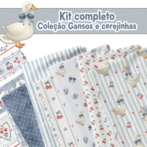 Kit Combo - Lançamento Coleção Gansos e Cerejinhas