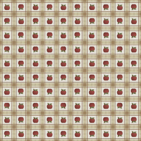 Tecido Tricoline 100% algodão digital - Mini maçãs bege- 50cm x 1,50m - comprar online