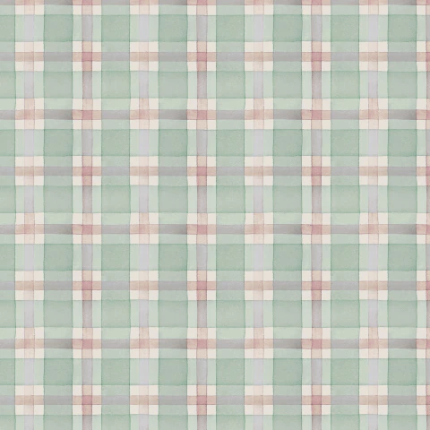 Tecido Tricoline 100% algodão digital - Xadrez Vila de amor - VIL003 - 50cm x 1,50m - comprar online