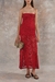 Vestido Encaje Rojo