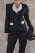 Blazer Lino B&W - comprar online