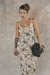 Vestido Flores Bling