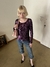 Blusa Lentejuelas Violeta
