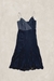 Vestido de Seda y Encaje Francés