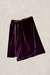 Falda Irregular Violeta Plush