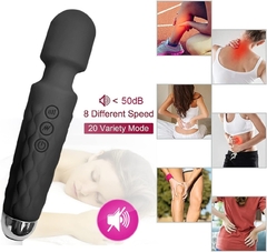 Vibrador Estimulador Masajeador 14cm Negro - comprar online