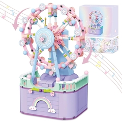 Juguete Para Armar Carrousel Musical 874pcs