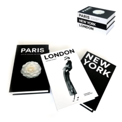 Imagen de Libro Decorativo Paris New York London