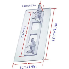 Mini Mensula Adhesiva de PVC X4 Unidades - comprar online