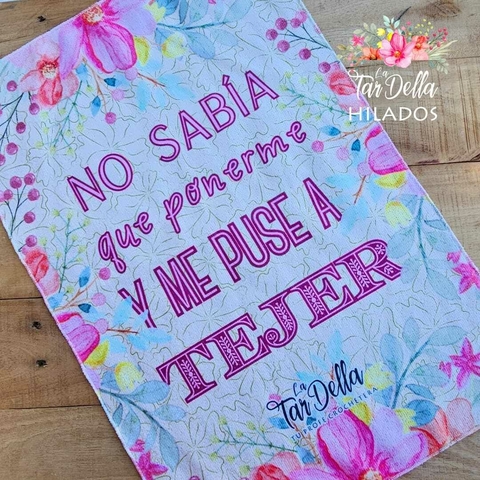 Individual/ repasador "NO SABÍA QUE PONERME..." - comprar online