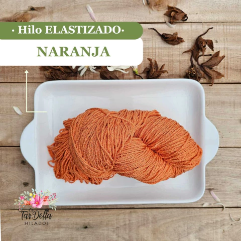 Hilo ELASTIZADO color NARANJA - comprar online