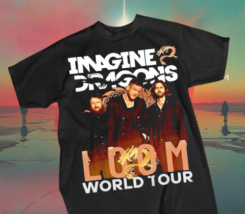 DISEÑO INDIVIDUAL IMAGINE DRAGONS DTF SEMITONOS PNG - comprar en línea