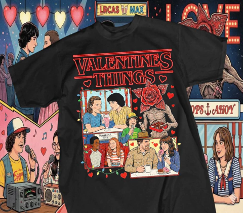 DISEÑO INDIVIDUAL STRANGER THINGS SAN VALENTIN DTF SEMITONOS PNG - comprar en línea