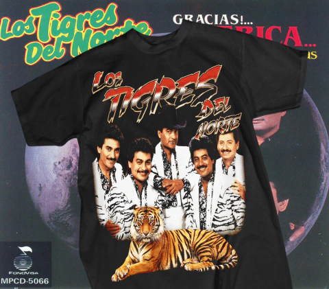 DISEÑO INDIVIDUAL LOS TIGRES DEL NORTE DTF SEMITONOS PNG