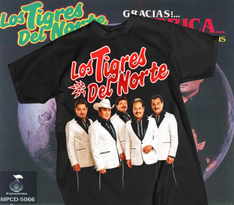 DISEÑO INDIVIDUAL LOS TIGRES DEL NORTE DTF SEMITONOS PNG