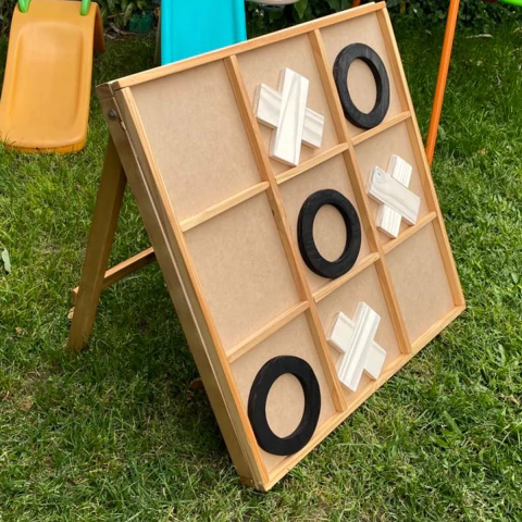 JUEGO TATETI GIGANTE MADERA (JM05) - comprar online