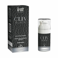 Cliv Black Gel Facilitador Anal com Ácido Hialurônico e Mentol 17g Intt