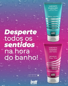 SABONETE ÍNTIMO MASCULINO 150ML - Lilás Club Sexshop em Sorocaba-SP