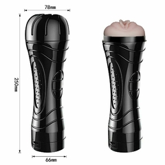 Imagem do Masturbador Vagina em Cyberskin com Vibrador - Formato de Lanterna