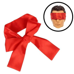 Venda para Olhos em Cetim - Vermelho L195 - comprar online