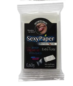 Sexy Paper Sensations Lâminas Refrescantes Comestíveis Zero Açúcar Danilla Foods L67