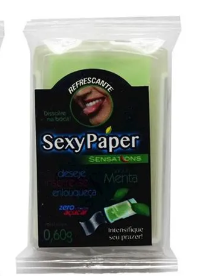 Sexy Paper Sensations Lâminas Refrescantes Comestíveis Zero Açúcar Danilla Foods L67 - comprar online
