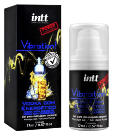 Vibration Gel Excitante que Vibra Power Extra Forte Sabor Vodka com Energético 17ml Intt