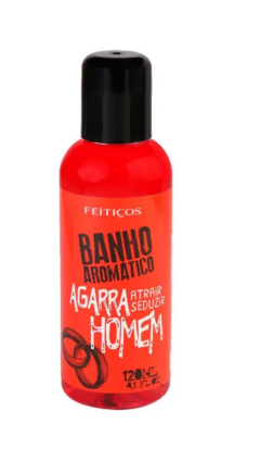 Banho Aromático Agarra Homem Preparação Conceitual 120ml Linha Nova Magia Feitiços Aromáticos