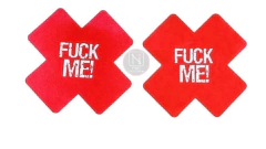 Nipple Cover "Fuck Me" - Adesivo de Mamilos L65