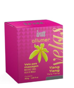 Vela De Massagem Allumer Aroma Ylang Ylang 40G - Lilás Club Sexshop em Sorocaba-SP