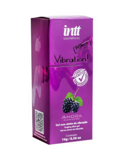 Vibration! Gel para Massagem Corporal Sabor Amora 17g Intt L60