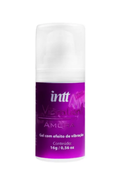 Vibration! Gel para Massagem Corporal Sabor Amora 17g Intt L60 - comprar online