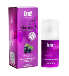 Vibration! Gel para Massagem Corporal Sabor Amora 17g Intt L60 na internet