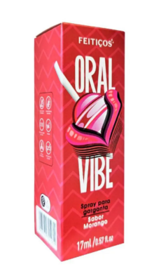 Oral Vibe Spray Dessensibilizante Morango L81