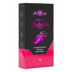 VIBRA-ME BABALOO POWER GEL ELETRIZANTE BEIJÁVEL 15G PROVOKE-ME