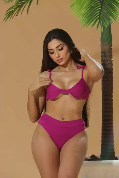 Biquíni Retrô com Calcinha Hot Pant L144