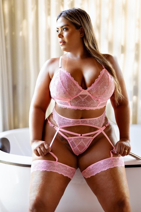 CONJUNTO ROSA TODA SUA PLUS SIZE - comprar online