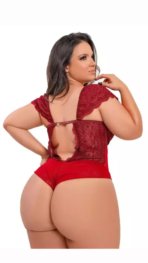 BODY RENDADO PLUS SIZE - comprar online