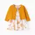 Conjunto de 3 piezas - 2 Vestidos con estampado de jirafa y cardigan liviano en internet