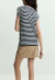 Imagem do Blusa Ampla Listrada - Shoulder
