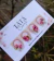Adesivos artesanais para Unhas Florais