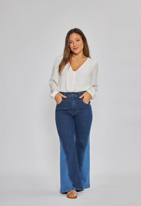 JEANS LORENA BICOLOR - comprar online