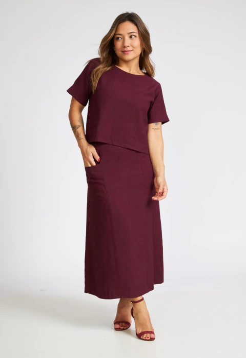 SAIA TENCEL MALBEC - comprar online