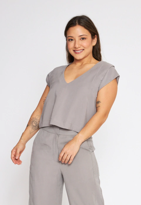 BLUSA ELISE GRANIZO - comprar online